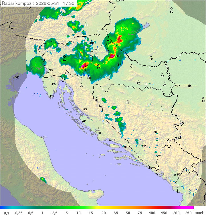 Padavine Hrvaška