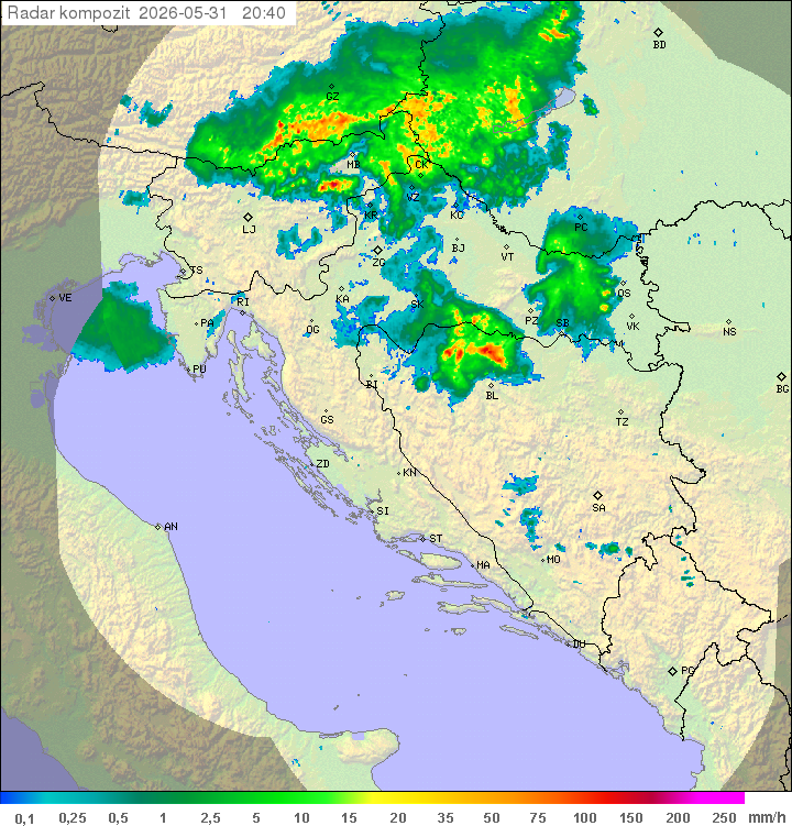 Padavine Hrvaška