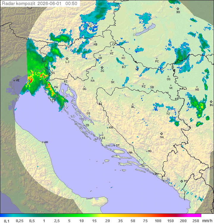 Padavine Hrvaška