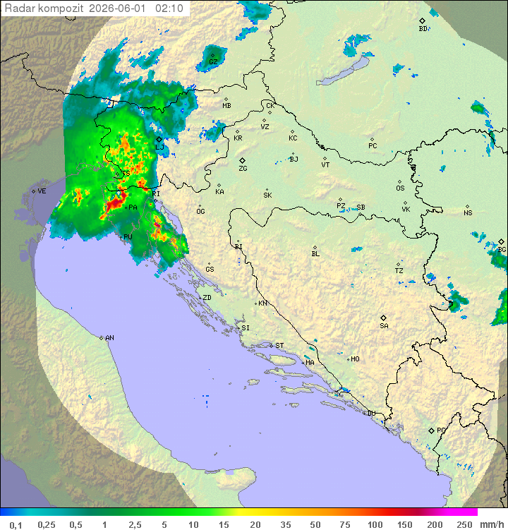 Padavine Hrvaška