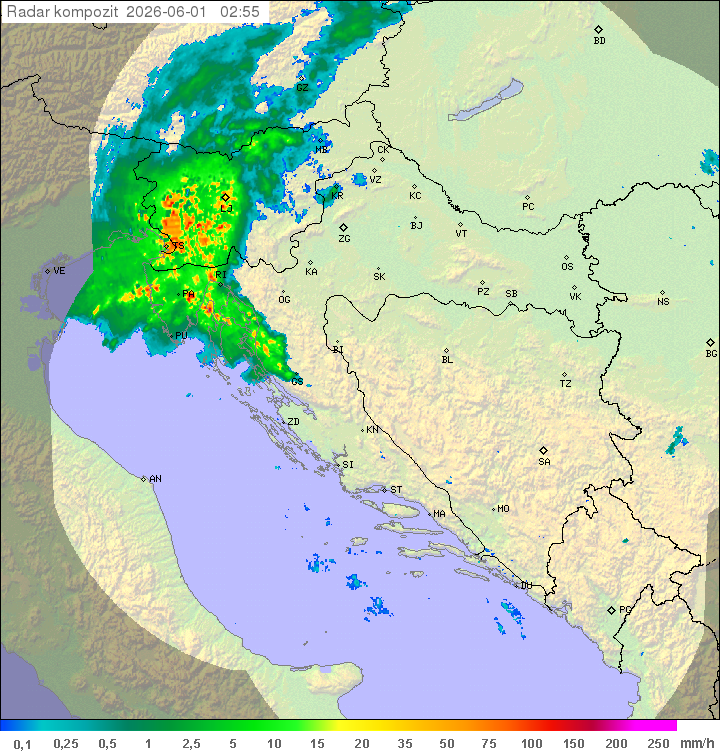 Padavine Hrvaška