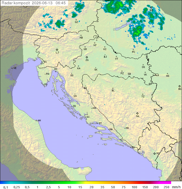 Padavine Hrvaška