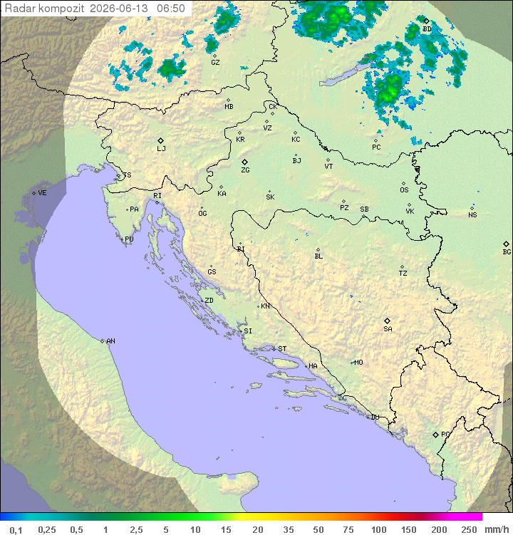 Padavine Hrvaška