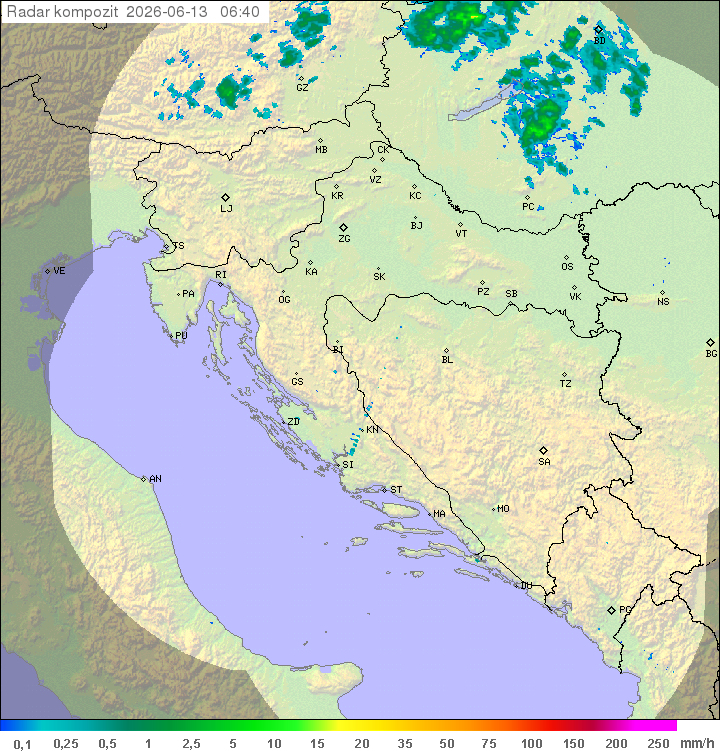 Padavine Hrvaška