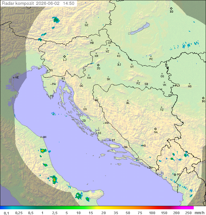 Padavine Hrvaška