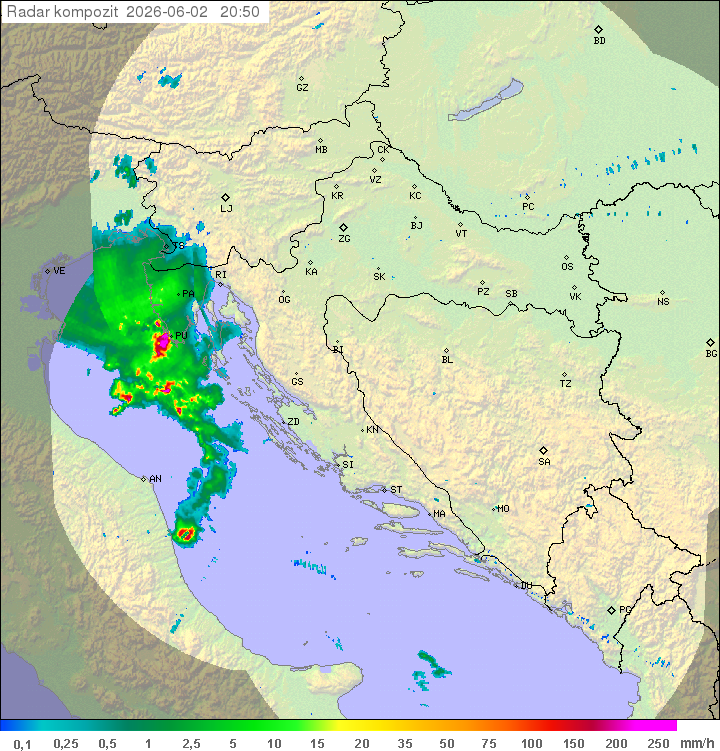 Padavine Hrvaška