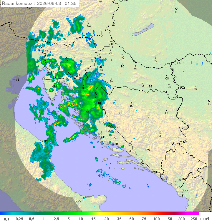 Padavine Hrvaška
