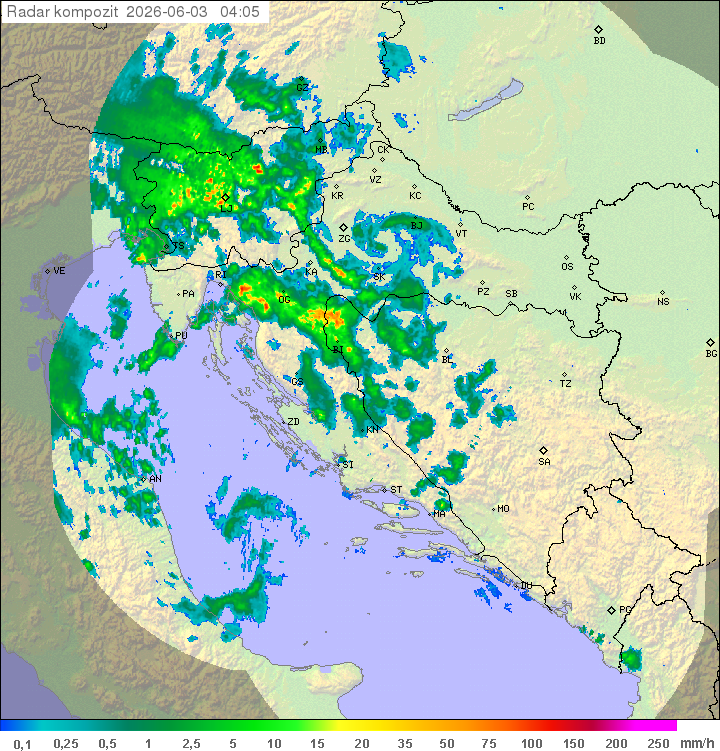 Padavine Hrvaška