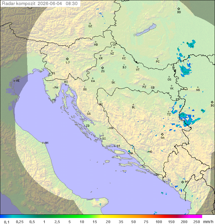 Padavine Hrvaška