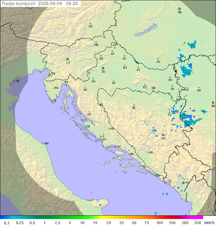 Padavine Hrvaška