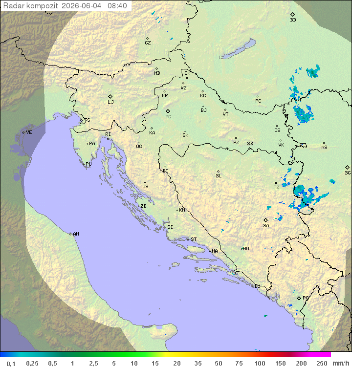 Padavine Hrvaška