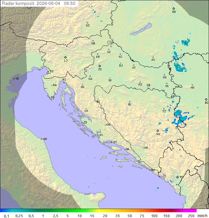 Padavine Hrvaška