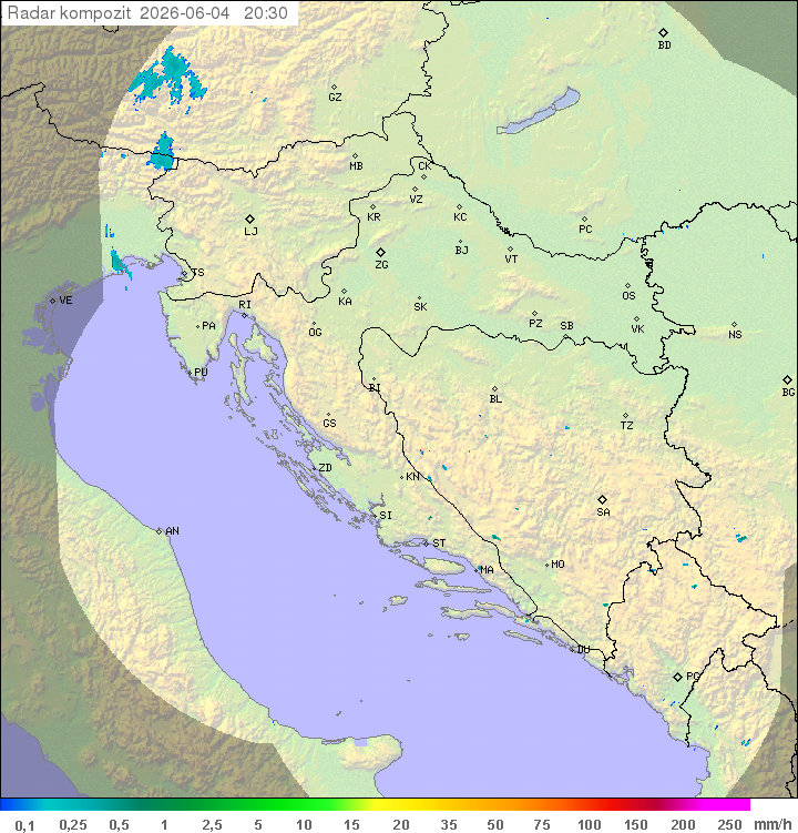 Padavine Hrvaška