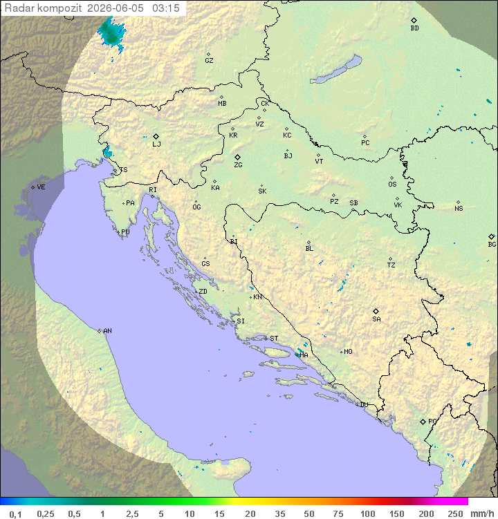 Padavine Hrvaška
