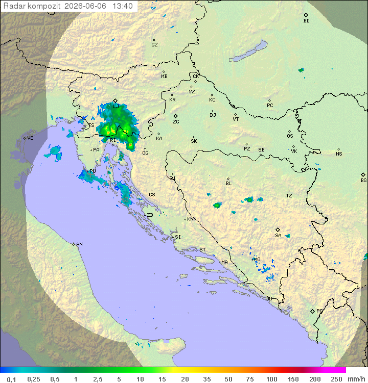 Padavine Hrvaška