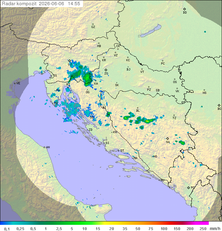 Padavine Hrvaška