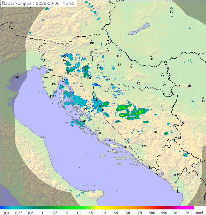 Padavine Hrvaška