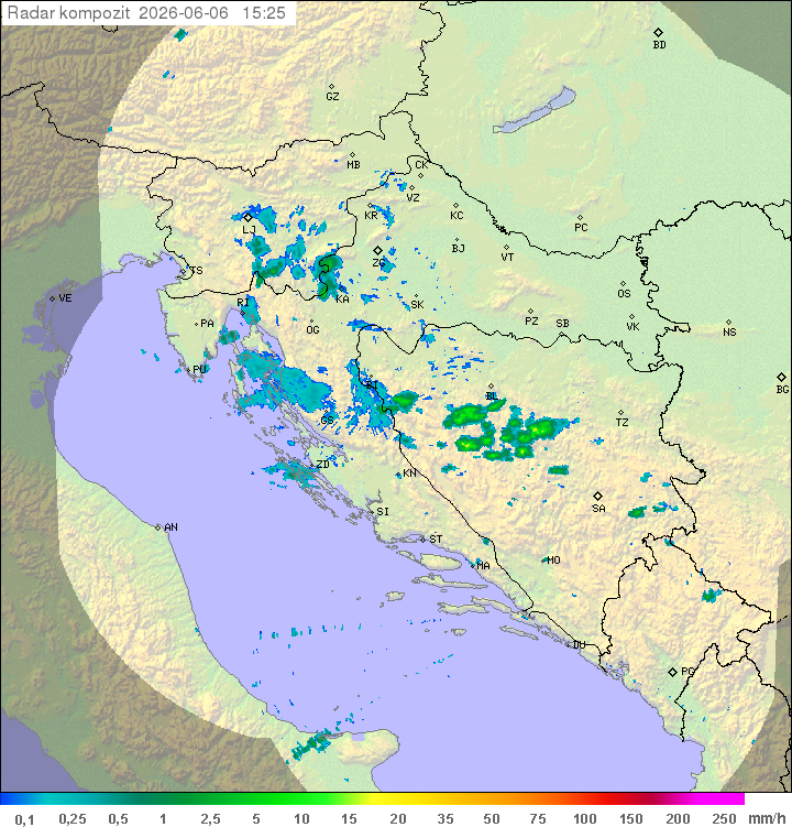 Padavine Hrvaška