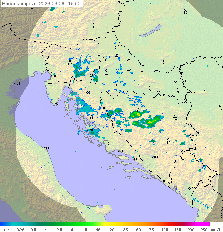 Padavine Hrvaška
