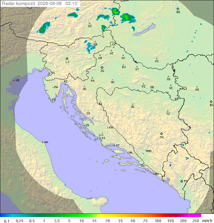 Padavine Hrvaška