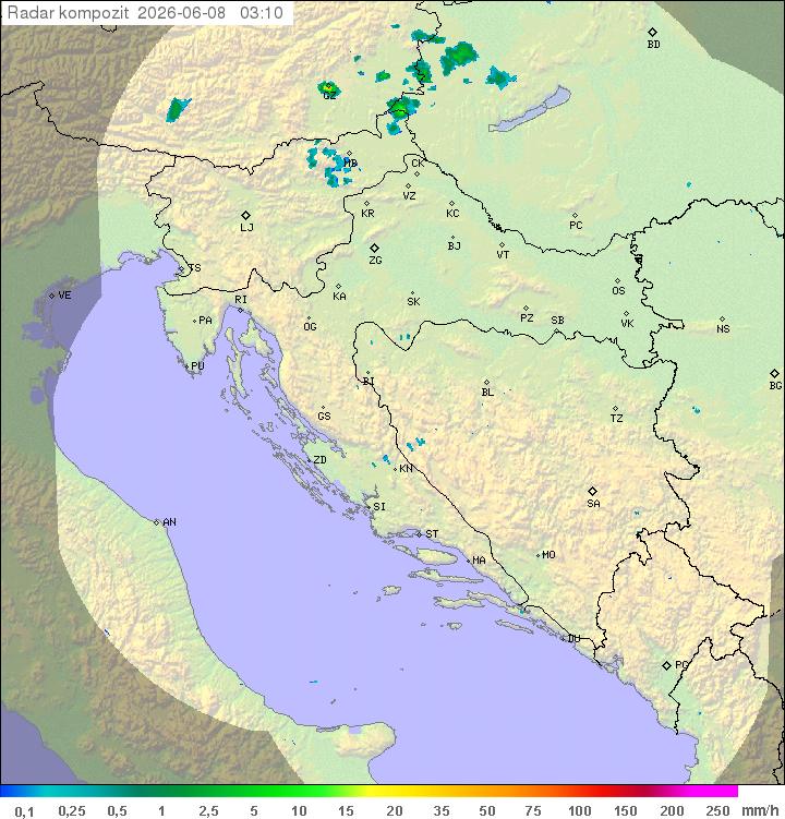Padavine Hrvaška