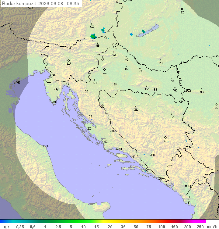 Padavine Hrvaška
