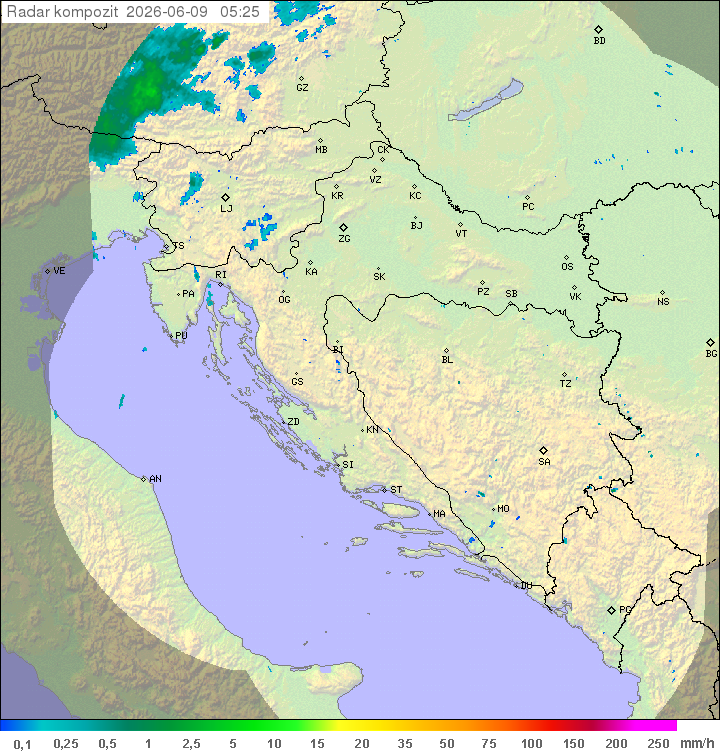 Niederschlag Kroatien