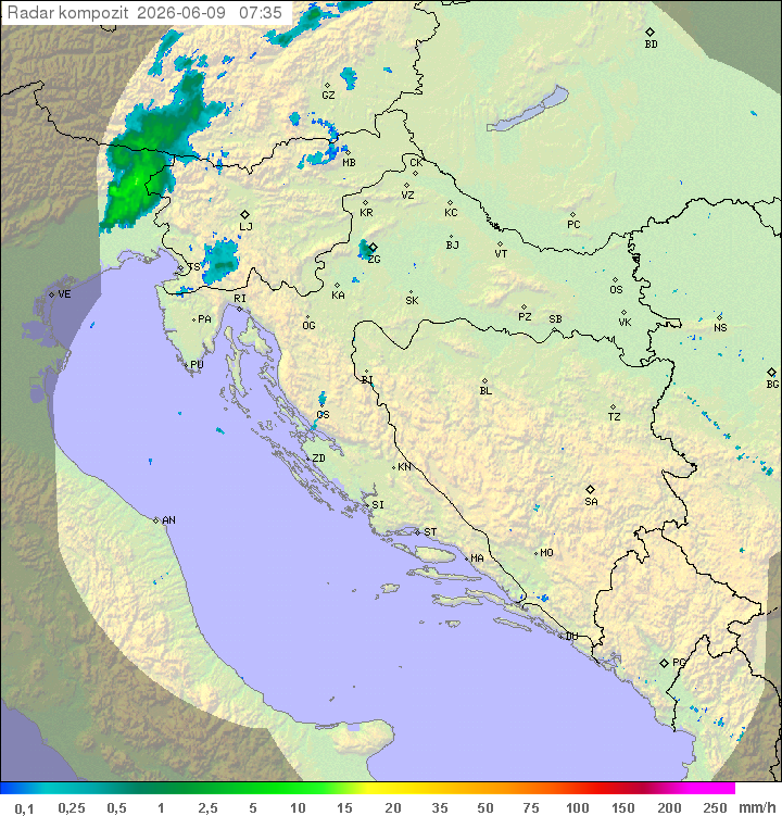 Padavine Hrvaška