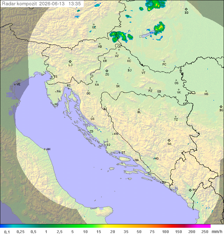 Padavine Hrvaška