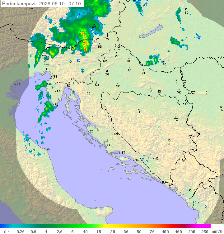Padavine Hrvaška