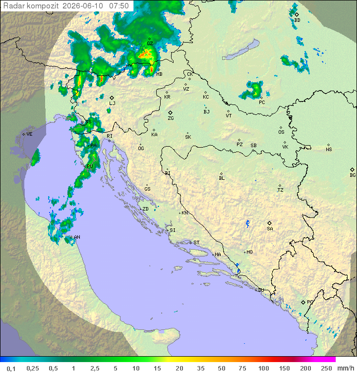 Padavine Hrvaška