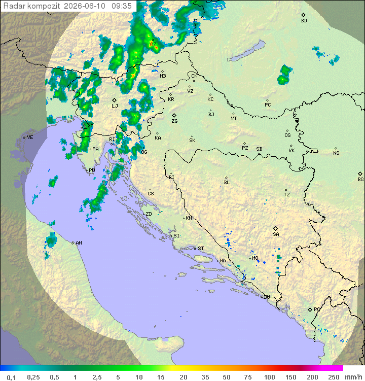 Padavine Hrvaška