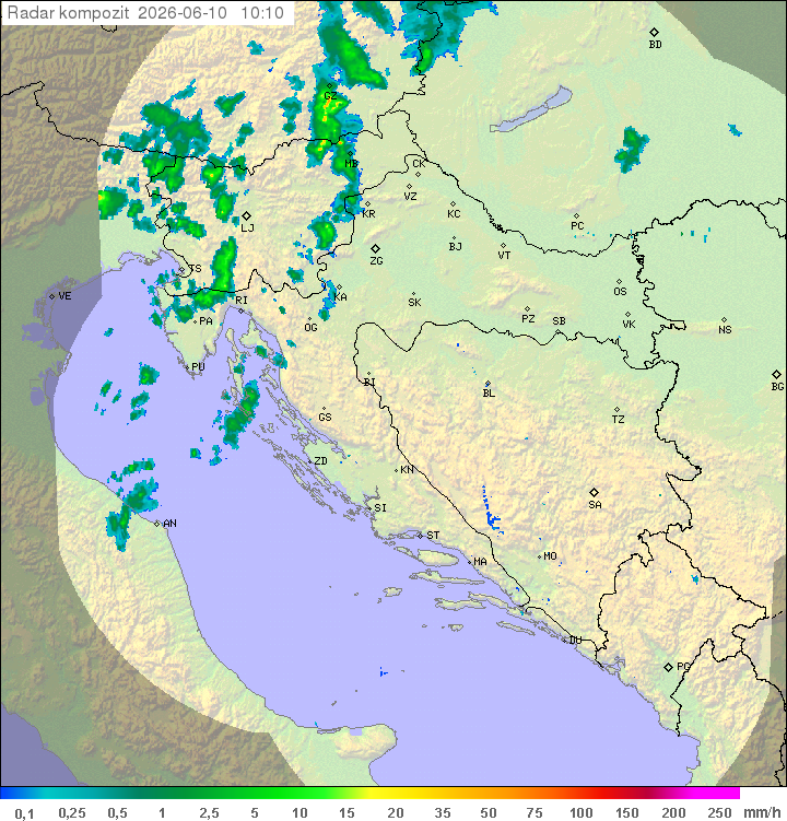 Padavine Hrvaška