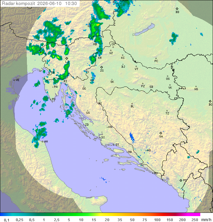 Padavine Hrvaška
