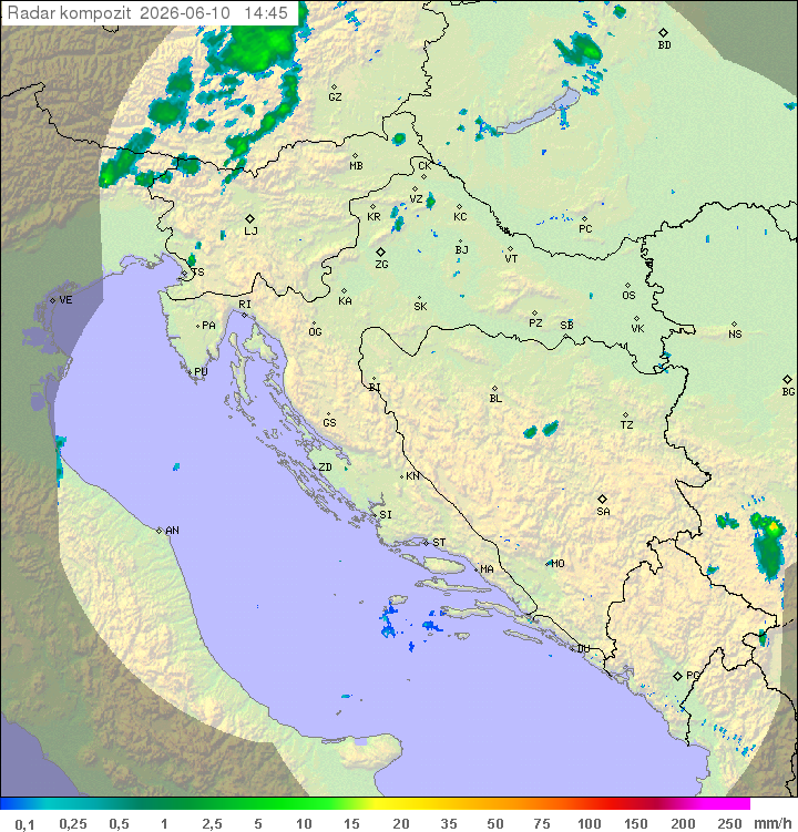 Padavine Hrvaška