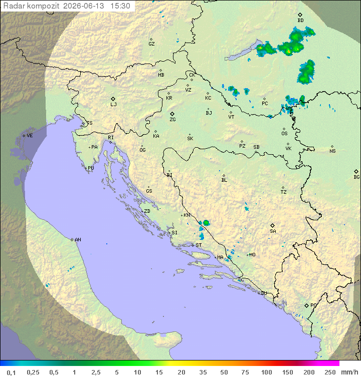Padavine Hrvaška