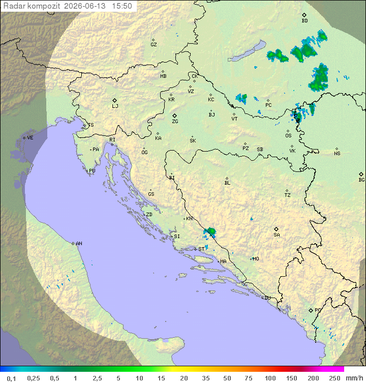 Padavine Hrvaška