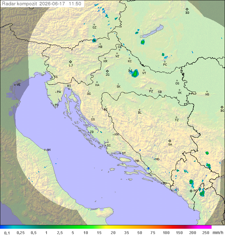 Padavine Hrvaška