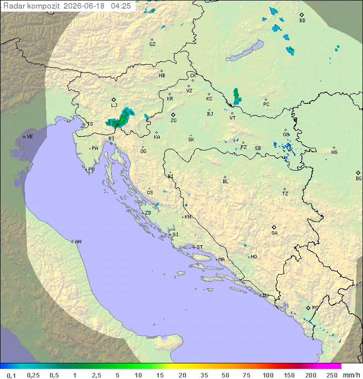 Padavine Hrvaška