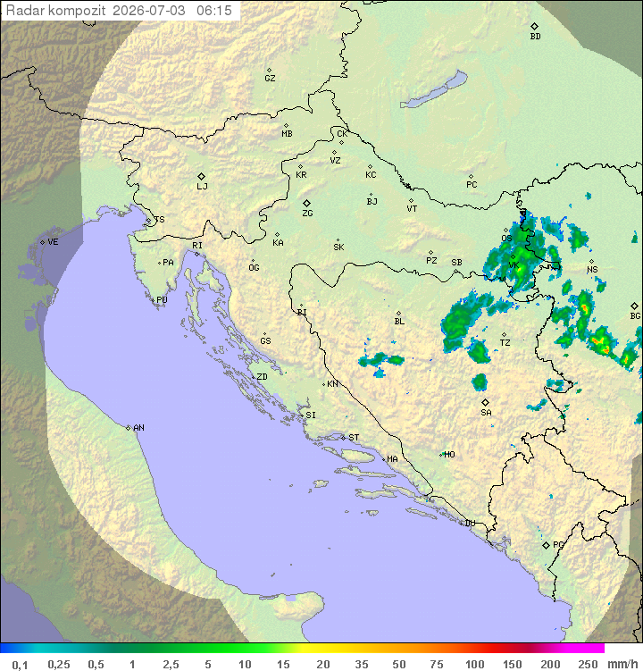 Padavine Hrvaška