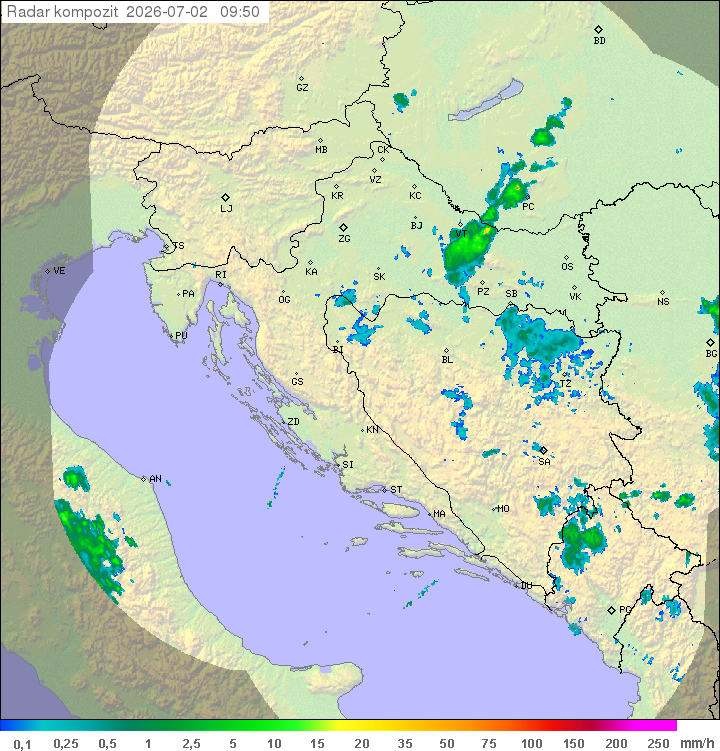 Padavine Hrvaška