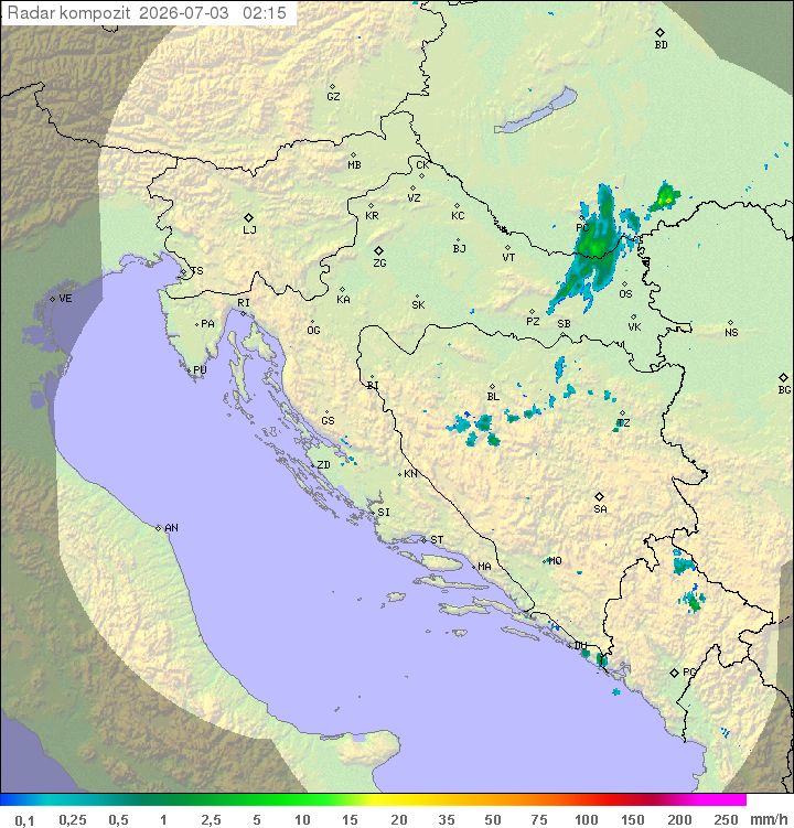 Padavine Hrvaška