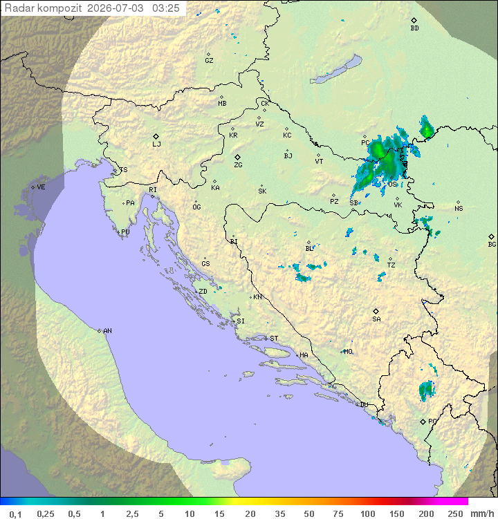 Padavine Hrvaška