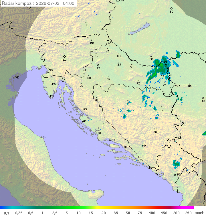 Padavine Hrvaška