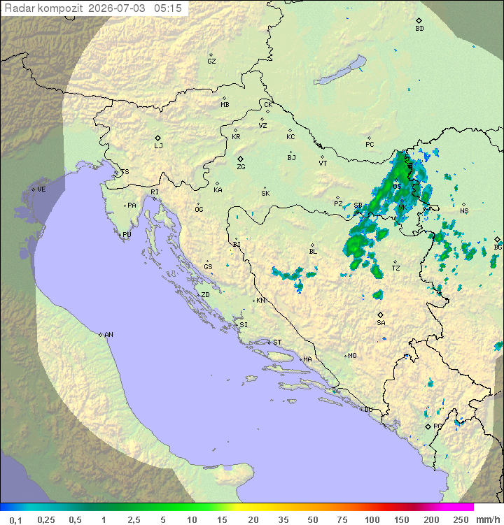 Padavine Hrvaška