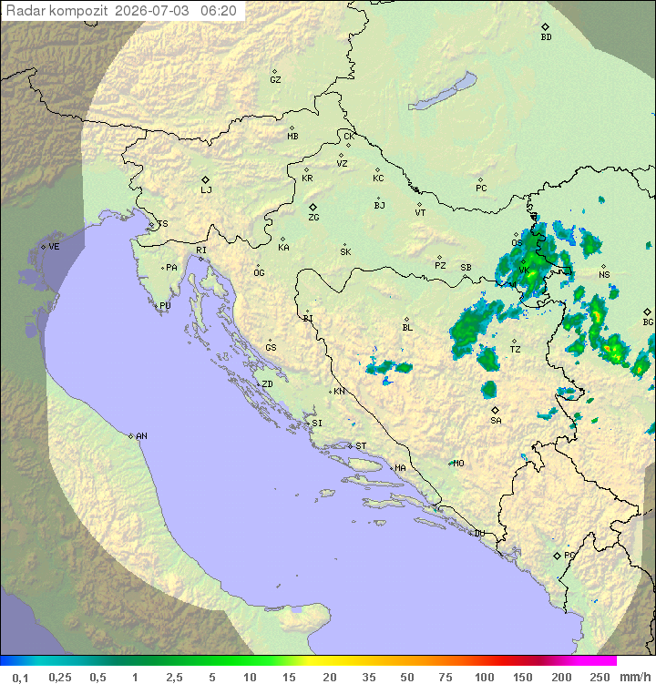 Padavine Hrvaška