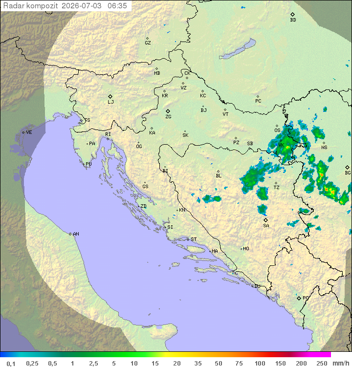 Padavine Hrvaška