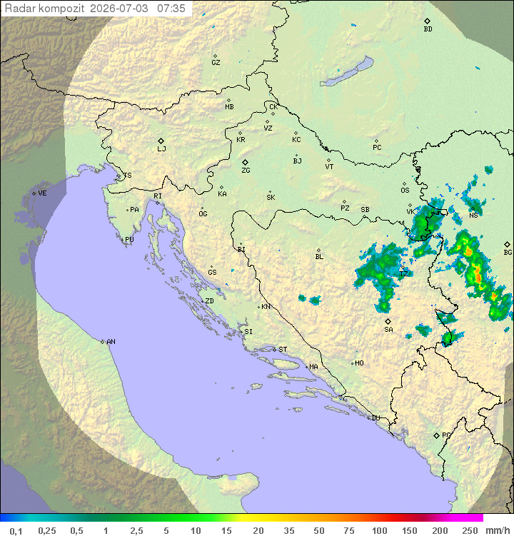 Padavine Hrvaška