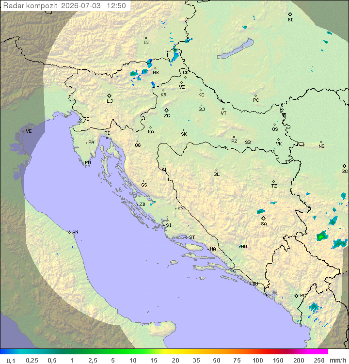 Padavine Hrvaška