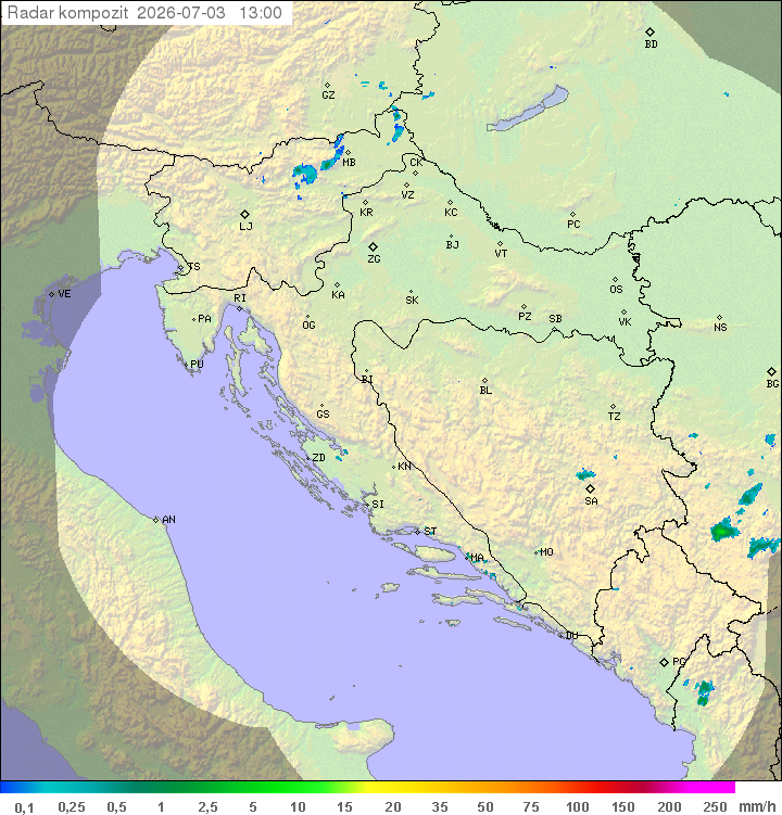 Padavine Hrvaška
